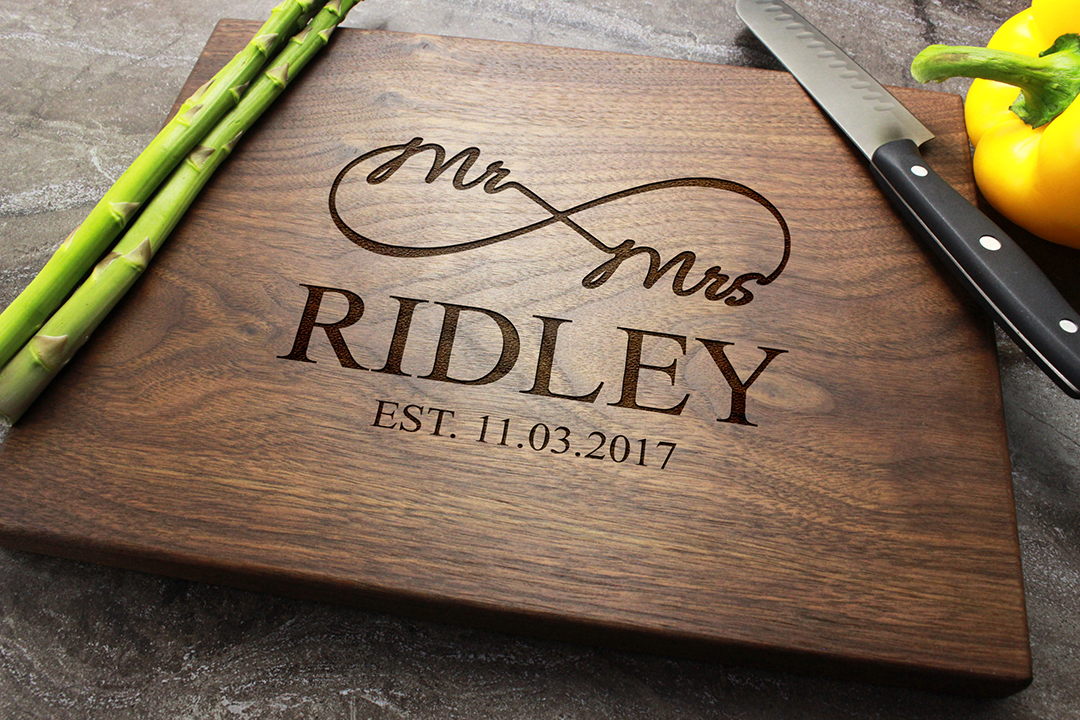 Anniversary Personalized Cutting Board Engagement Engraved Cutting Board Wedding Custom Gift Birthday Gift 
