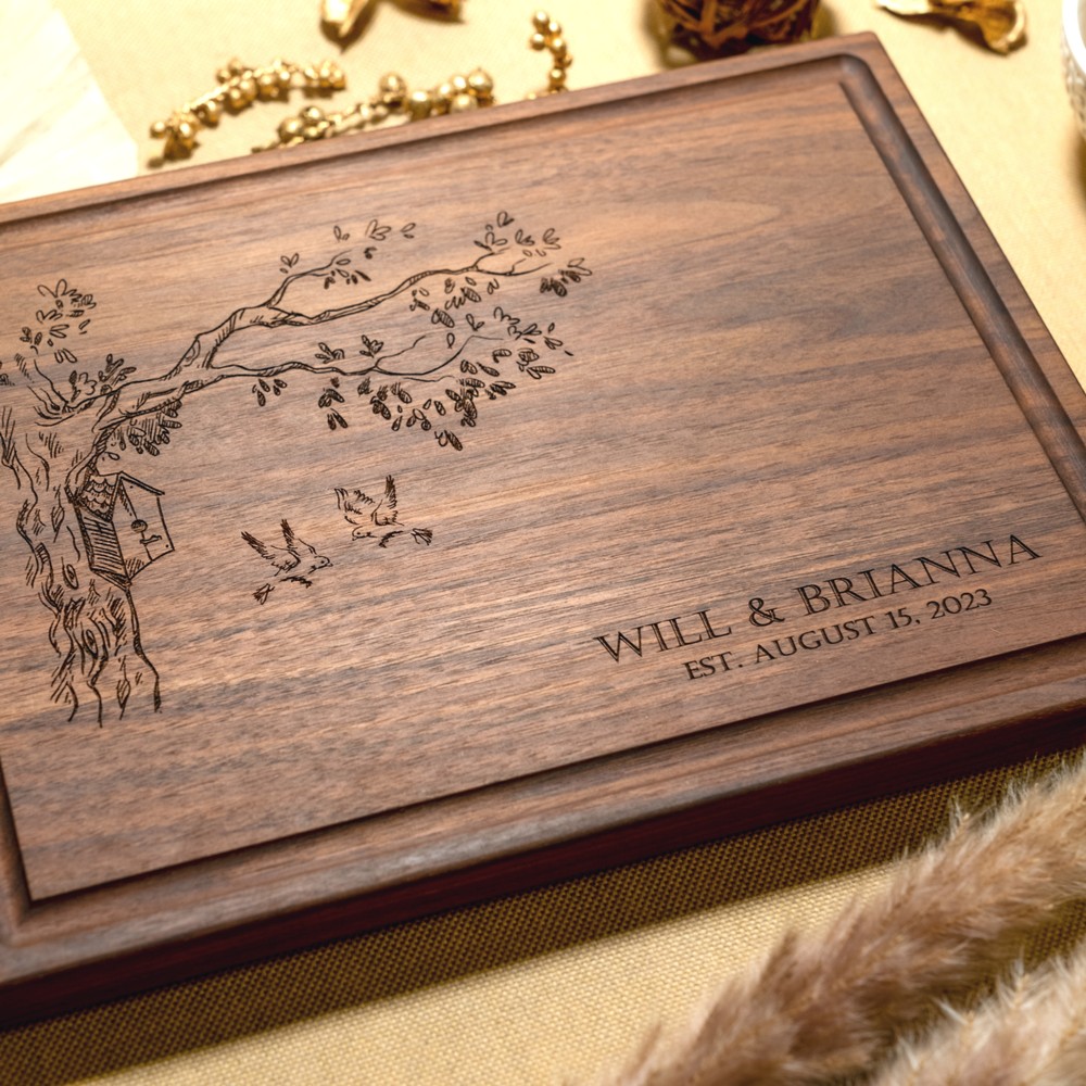 Personalized cutting board - Design 09